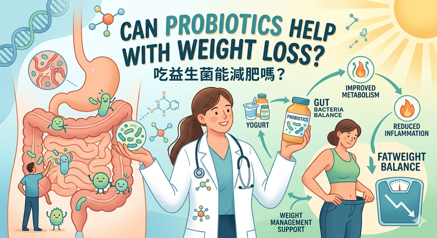 吃益生菌可以減肥嗎？透過科學文獻來解答