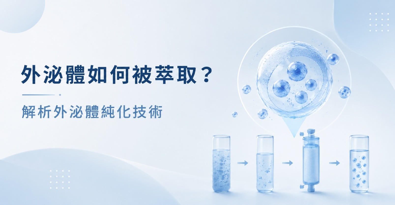 外泌體如何被萃取?解析外泌體純化技術 外泌體如何被萃取?解析外泌體純化技術